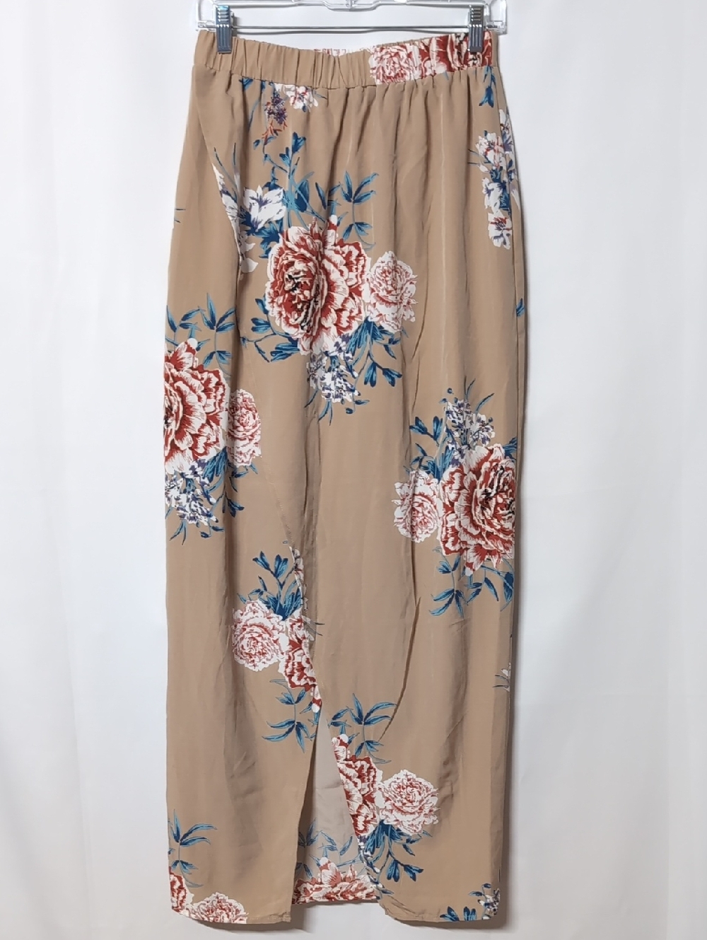 Rose Print Maxi Skirt